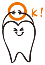 Mr. & Mrs. Cuddly Tooth sticker #6745377