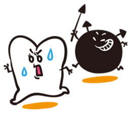 Mr. & Mrs. Cuddly Tooth sticker #6745379