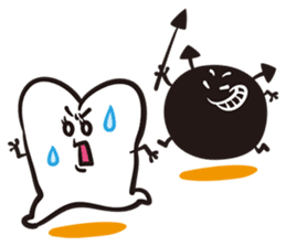 Mr. & Mrs. Cuddly Tooth sticker #6745379