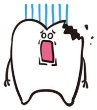 Mr. & Mrs. Cuddly Tooth sticker #6745384