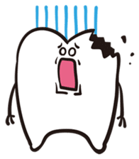 Mr. & Mrs. Cuddly Tooth sticker #6745384