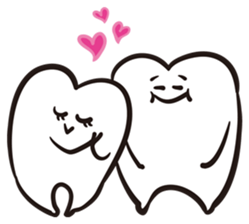 Mr. & Mrs. Cuddly Tooth sticker #6745386
