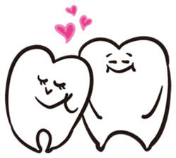 Mr. & Mrs. Cuddly Tooth sticker #6745386