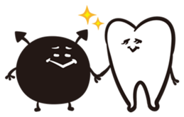 Mr. & Mrs. Cuddly Tooth sticker #6745389