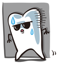 Mr. & Mrs. Cuddly Tooth sticker #6745394