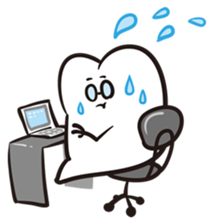 Mr. & Mrs. Cuddly Tooth sticker #6745399