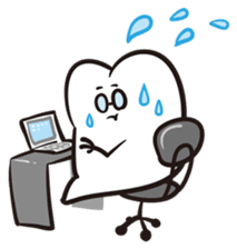 Mr. & Mrs. Cuddly Tooth sticker #6745399