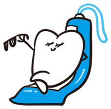 Mr. & Mrs. Cuddly Tooth sticker #6745407