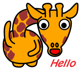 JIN-JIN Giraffe Life sticker #6745688