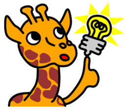 JIN-JIN Giraffe Life sticker #6745692