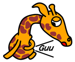 JIN-JIN Giraffe Life sticker #6745701