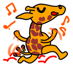 JIN-JIN Giraffe Life sticker #6745705