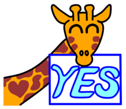 JIN-JIN Giraffe Life sticker #6745712