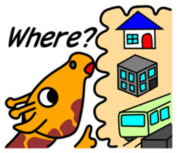 JIN-JIN Giraffe Life sticker #6745716