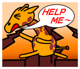 JIN-JIN Giraffe Life sticker #6745717