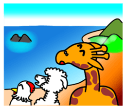 JIN-JIN Giraffe Life sticker #6745721