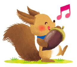 Eric - Hokkaido squirrel sticker #6745809