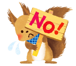 Eric - Hokkaido squirrel sticker #6745811