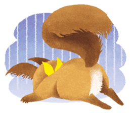 Eric - Hokkaido squirrel sticker #6745816