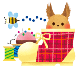 Eric - Hokkaido squirrel sticker #6745831