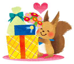 Eric - Hokkaido squirrel sticker #6745839