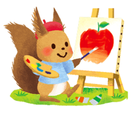 Eric - Hokkaido squirrel sticker #6745847