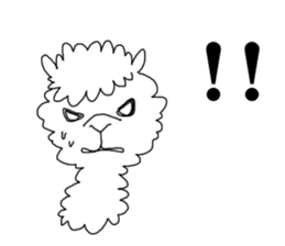 Daily life of alpaca sticker #6745914