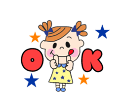 otenba girl sticker #6746214