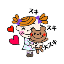 otenba girl sticker #6746235