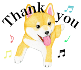 Shiba Sticker (English) sticker #6746312