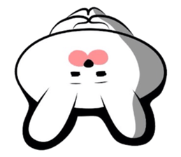 Usagi * Yonago dialect donburi B sticker #6746731