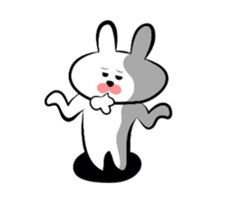 Usagi * Yonago dialect donburi B sticker #6746743