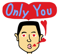 Crew cut boy sticker #6746893