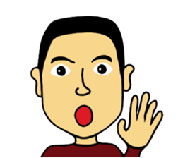 Crew cut boy sticker #6746900