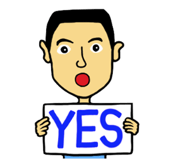 Crew cut boy sticker #6746902