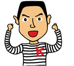 Crew cut boy sticker #6746905