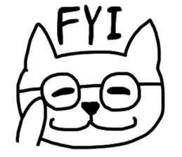 cat.english. sticker #6747089