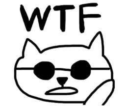 cat.english. sticker #6747104