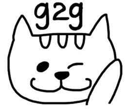 cat.english. sticker #6747106