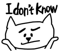 cat.english. sticker #6747113