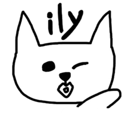 cat.english. sticker #6747125