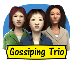 Gossiping women! (English Version) sticker #6747409