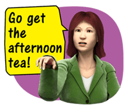 Gossiping women! (English Version) sticker #6747429