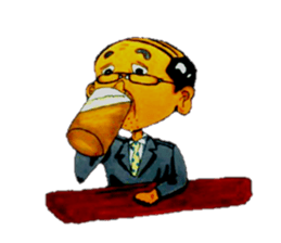 leisurely uncle nontetsu sticker #6748332