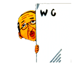 leisurely uncle nontetsu sticker #6748333