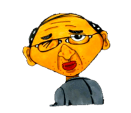 leisurely uncle nontetsu sticker #6748334