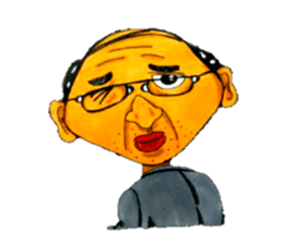 leisurely uncle nontetsu sticker #6748334