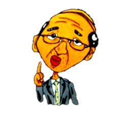 leisurely uncle nontetsu sticker #6748335