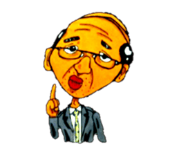 leisurely uncle nontetsu sticker #6748335