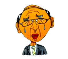 leisurely uncle nontetsu sticker #6748336